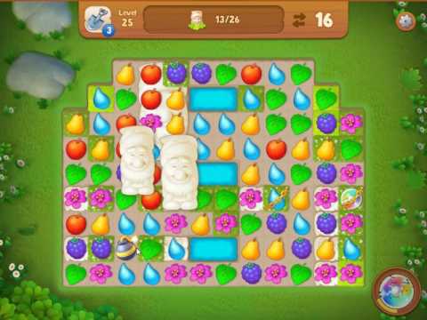 Gardenscapes - New Acres - Level 25 - No Boosters (by match3news.com)