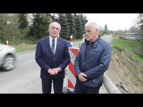 Dziękujemy posłowi Adamowi Śnieżkowi za fundusze na usunięcie osuwiska w Golcowej