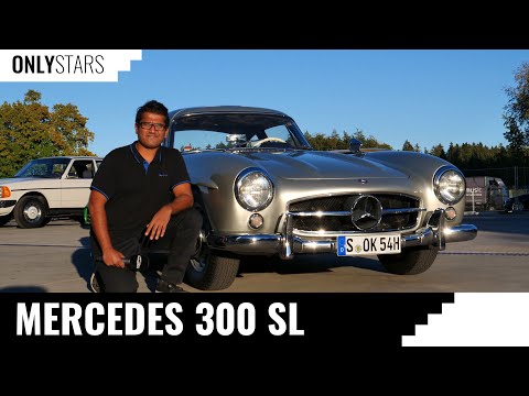 Thumbnail for The first ever supercar! Driving the 1954 Mercedes 300 SL Coupé Gullwing - OnlyStars by Supercar, Performance car, Porsche, BMW, video, Car, Vehicle, vide, video i