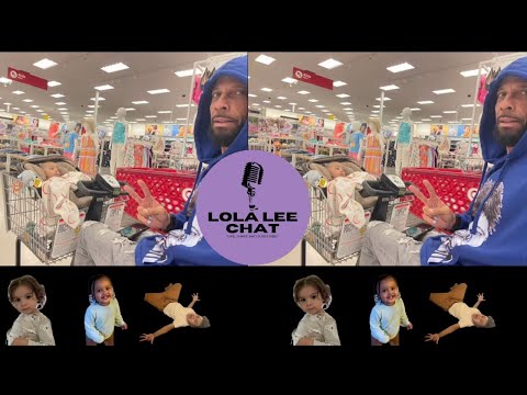 Blueface dad Papa Blue ig live shopping w Junior at Target! 04.24.2024