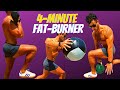 🔥 #Shorts 4-MINUTE FAT-BURNER! | BJ Gaddour Fat Loss MetCon Circuit Training Home Gym Workout