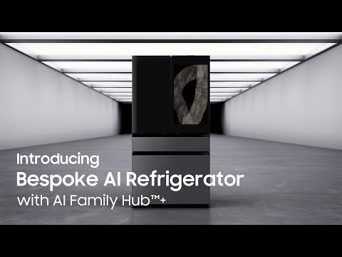 Introducing Bespoke AI Refrigerator 4-Door French Door | AI Family Hub™+ I Samsung​
