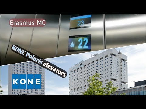 Fascinating KONE Polaris Ultra High-Speed elevators - Erasmus Medical Centre, Rotterdam, NL