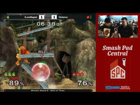 SPC 162 SSBM WR5 - ilovebagelz (Luigi) vs Violence (Samus)