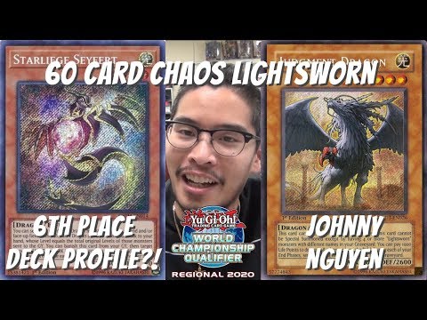 Yugioh New Format October 2019 Tulsa, OK Regional 6th Place Deck Profile - 60 Card Chaos Lightsworn