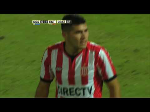 Reventó el travesaño. Godoy Cruz 0 - Estudiantes 1. Desempate Libertadores. Primera División 2016.