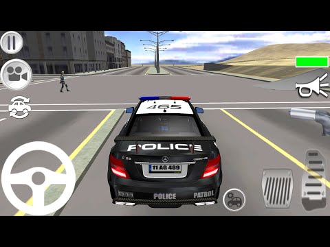 Police Car Mercedes S63 - Hot Pursuit Simulator 3d extreme Driving #1  - Android IOS GamePlay