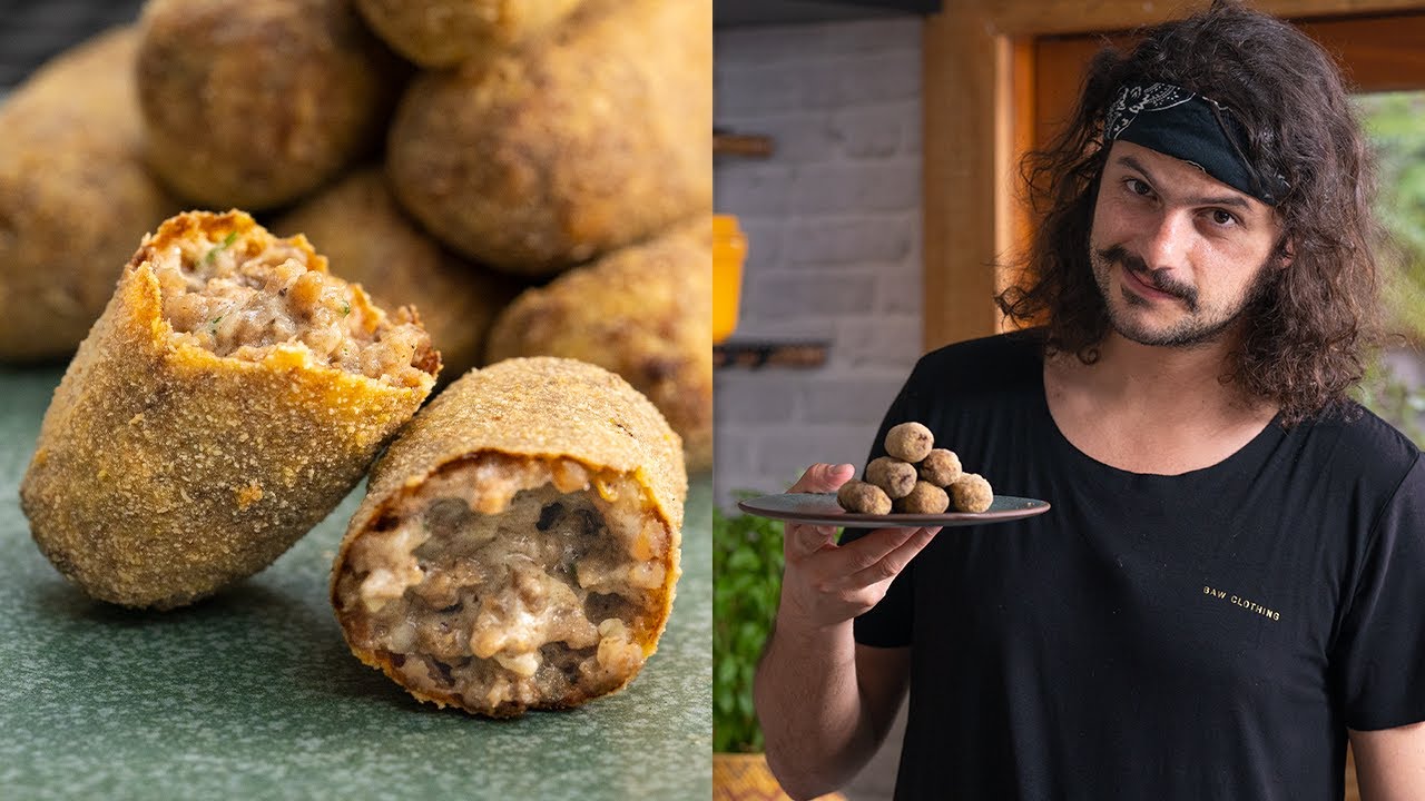 CROQUETE DE CARNE MOÍDA | Mohamad Hindi | #FiqueemCasa e Cozinhe #Comigo
