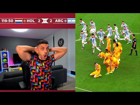 DjMaRiiO REACCIONA A PENALTIS ARGENTINA vs HOLANDA QATAR 2022