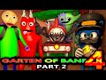 GARTEN OF BANBAN 4 PART 2 Ft SONIC BALDI Roblox CHALLENGE Minecraft Animation Choo Choo Charles