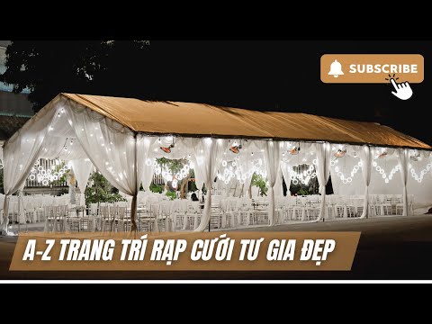 Trang trí rạp cưới