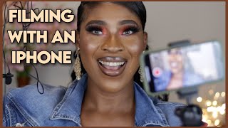 How to Film HIGH QUALITY YouTube Videos on Your IPHONE! | Start a YouTube Channel With Your Phone!