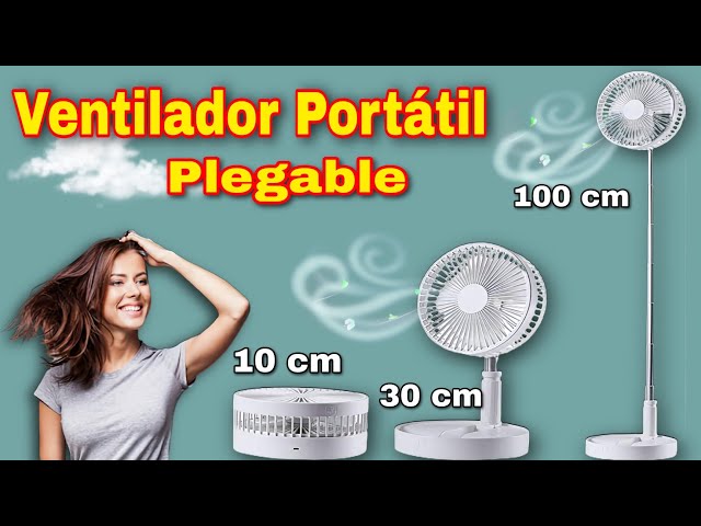 Vídeo relacionado con JISULIFE Ventilador Portátil de Mano,Mini Ventilador Turbo Ajustable de Velocidad (1-100),Ventilador Personal Recargable de 5000 mAh Con Cuerpo de Metal,Pantalla Digital,Viajes/Al aire libre-Gris