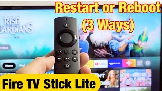 Fire TV Stick Lite: 3 Ways to Restart / Reboot