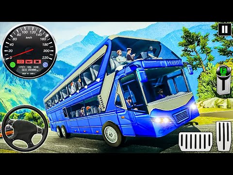 Offroad Coach Bus Simulator 3D: Uphill Bus Driver Bus Games - Android Gameplay