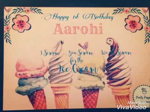 Aarohi's birthday party - 2016