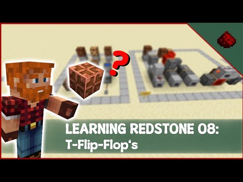 08 T Flip Flops | Learning Redstone (Java 1.21)