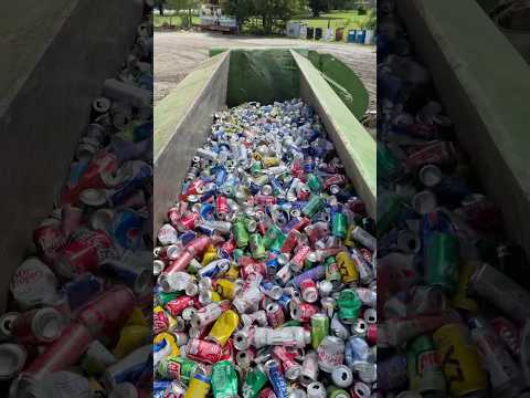 #aluminum #cans #ubc #pop #soda #scrapyard #recycle #recycling #baler #s5000