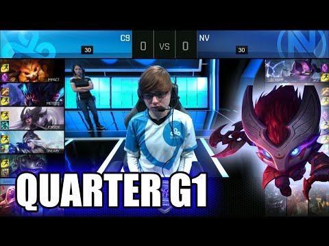 Cloud 9 vs Team EnVyUs | Game 1 Quarter Finals S6 NA LCS Summer 2016 PlayOffs | C9 vs NV G1 QF 1080p