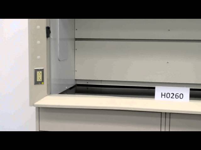 6′ Kewaunee Supreme Air Laboratory Fume Hood with Epoxy Tops and Base Cabinets