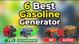 ✅Best Gasoline Generators 2026: Top 6 Picks for Home Backup!