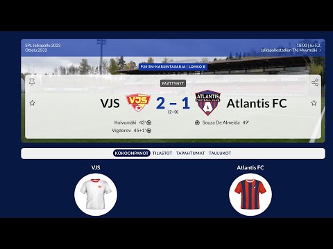 Jälkipelit SM-karsinta VJS - Atlantis FC 5.2.2023
