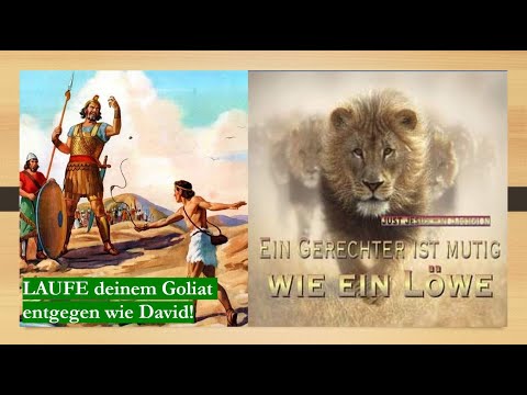 Laufe deinem Goliat entgegen - Zeit das Weglaufen zu stoppen!