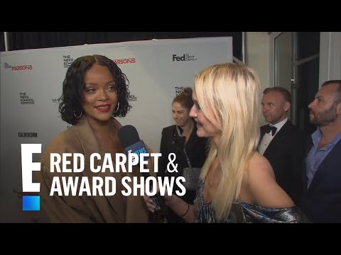 Rihanna trägt bei Benefizveranstaltung das Design einer Absolventin der Parsons School | E! Roter...