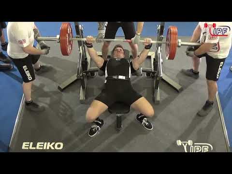 David Balog - 180 kg - MS v klasickom tlaku na lavičke - 2021 - Litva - IPF