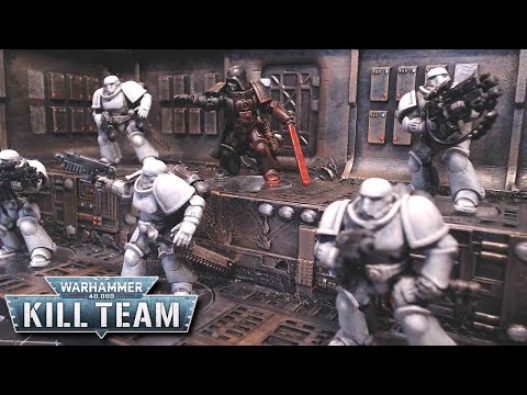 Warhammer 40k Kill Team Display Diorama - Intercessor Squad