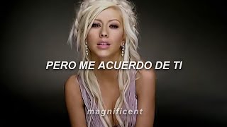 Christina Aguilera - Pero Me Acuerdo De Tí (Letra)