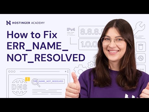 How to fix ERR_NAME_NOT_RESOLVED: 6 methods