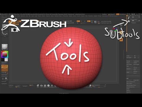 ZBrush Tools and SubTools Explained: A Beginner's Guide