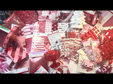 Michael’s Valentine Haul!  40-70% off items sale and clearance item you must see!!