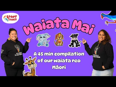 Waiata Mai | 45 min Compilation | Te Reo Māori | Preschool Music | Fun Songs For Kids