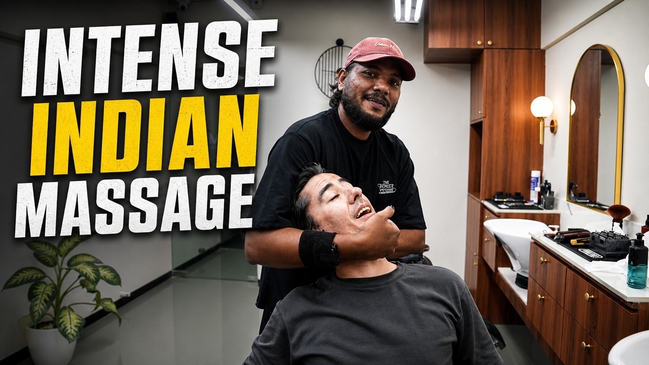 Barber Sushant Knocked me Out Instantly with Extra Tingly Head Massage 😴 @NomadBarberindia