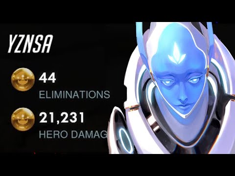 POTG! PHARAH + ECHO - YZNSA! PHARAH GAMEPLAY OVERWATCH SEASON 26 TOP 500