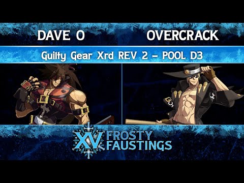 Frosty Faustings XV 2023 Pool D3 - Dave O (Sol) vs Overcrack (Johnny) - Guilty Gear Xrd REV 2