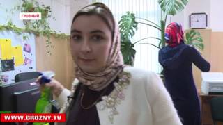В стороне от массового субботника не остались и сотрудники ЧГТРК «Грозный». 