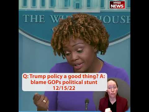 Is Ending Trump's Title 42 'a Good Thing'? Jean-Pierre: 'It Was a Court Order' (December 15, 2022)