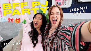 Vlogmas Day 9: BFF PJ Party + Last Episode of Pretty Basic!!! 🎀🎁