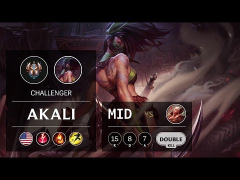 Akali Mid vs Vladimir - NA Challenger Patch 9.14