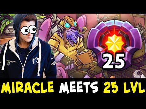 When Miracle meets lvl 25 Tinker he gives him mid