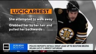 Boston Bruins’ Milan Lucic to Be Arraigned on Domestic Assault Charge Boston Bruins’ Milan Lucic to Be Arraigned on Domestic Assault Charge