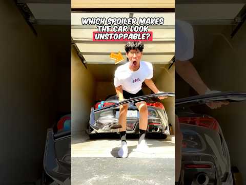 Which Spoiler Makes The Car Look Unstoppable? 🤩🚘🥰