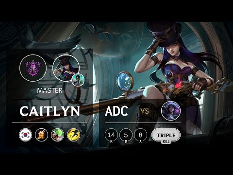 Caitlyn ADC vs Kai'Sa - KR Master Patch 9.24