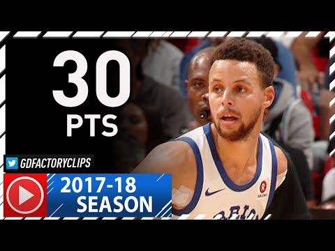 Stephen Curry Full Highlights vs Heat (2017.12.03) - 30 Pts in 3 Quarters!