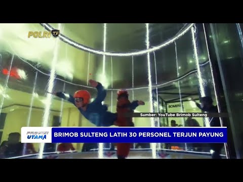 BRIMOB SULAWESI TENGAH LATIH PERSONEL TERJUN PAYUNG