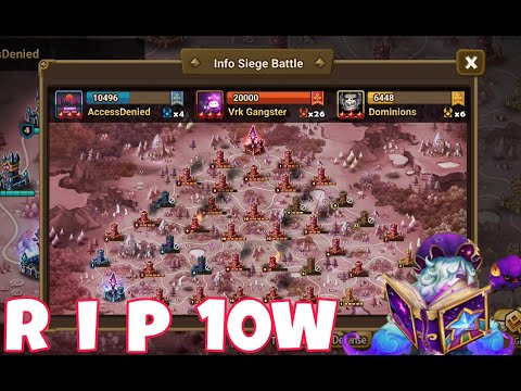 #10 G3 siege, Accsesdenied vs Vrk gangster and Dominions