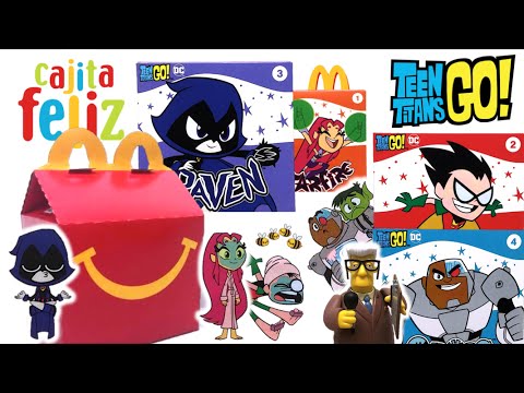 Cajita Feliz TEEN TITANS GO! (2022) | PARTE 1 - McDonald´s Colección Febrero 2022 - TOY SHOTS